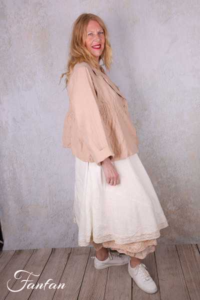 Les Ours Veste courte Agave Blush en lin