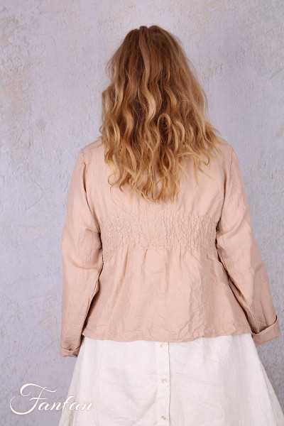 Les Ours Veste courte Agave Blush en lin
