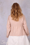 Les Ours Veste courte Agave Blush en lin