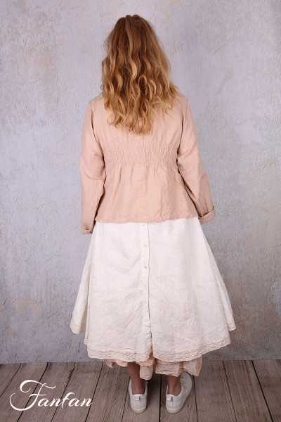 Les Ours Veste courte Agave Blush en lin