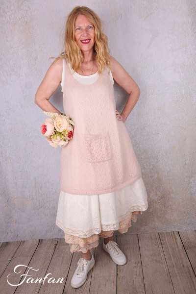 Les Ours Tunique Laurier rose maille