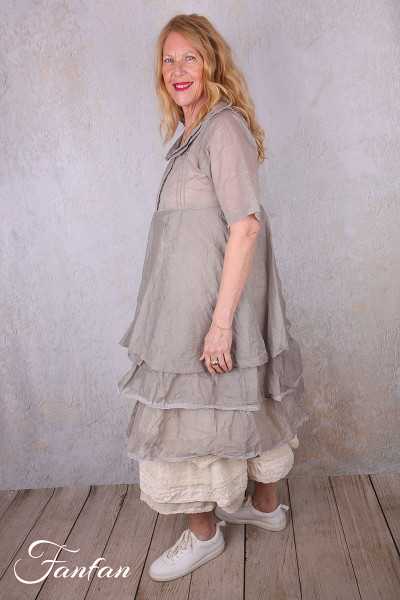 Les Ours Robe Yanaelle perle organza de coton