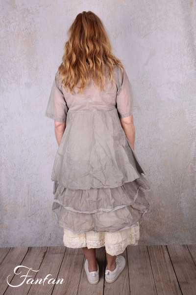 Les Ours Robe Yanaelle perle organza de coton