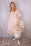 Les Ours Robe Yanaelle Blush organza de coton