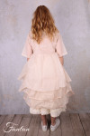 Les Ours Robe Yanaelle Blush organza de coton