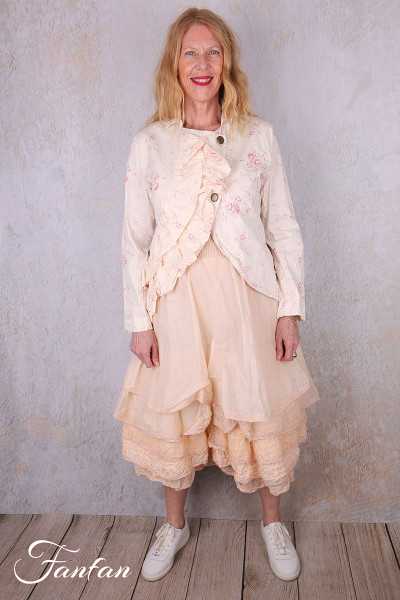 Les Ours Veste courte Anethi Liberty bouquet en popeline