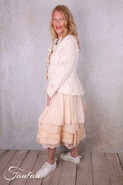 Les Ours Veste courte Anethi Liberty bouquet en popeline