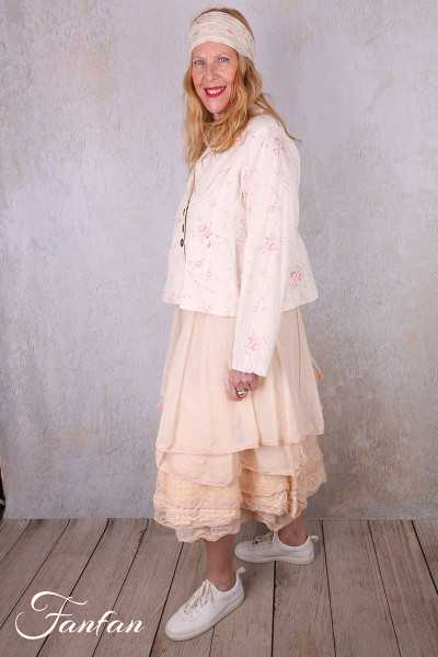 Les Ours Veste courte Agave Liberty bouquet en popeline