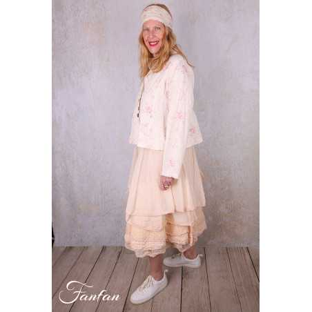 Les Ours Veste courte Agave Liberty bouquet en popeline