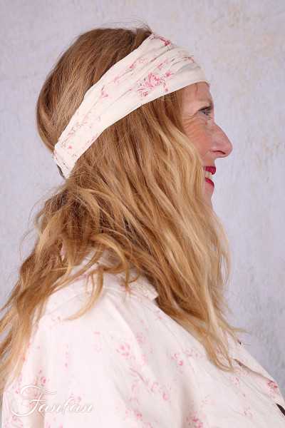 Les Ours Bandeau Liberty bouquet coton