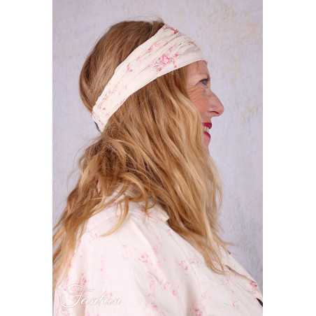 Les Ours Bandeau Liberty bouquet coton