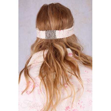 Les Ours Bandeau Liberty bouquet coton