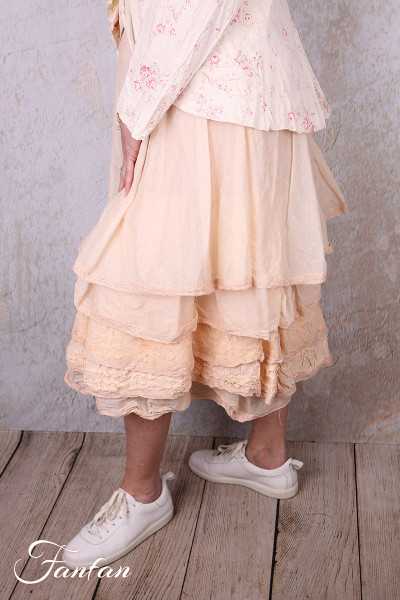 Les Ours Jupon Madou Blush organza de coton