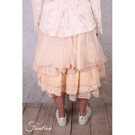 Les Ours Jupon Madou Blush organza de coton