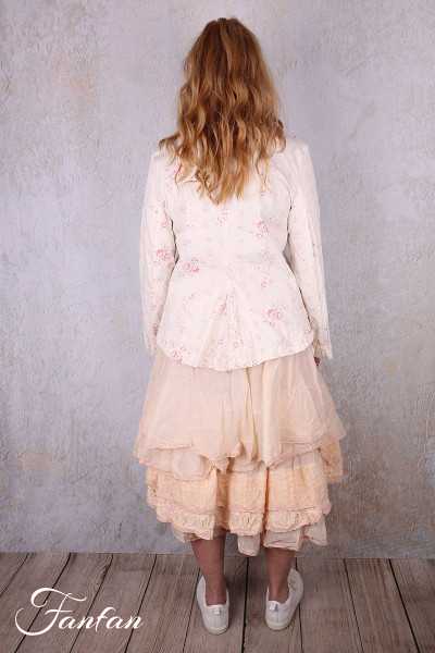 Les Ours Jupon Madou Blush organza de coton