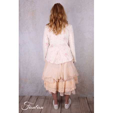 Les Ours Jupon Madou Blush organza de coton