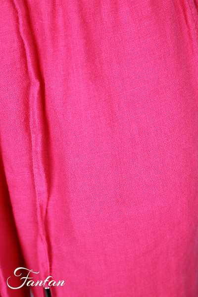 Dolcezza Pantalon 26224 Fuchsia en lin