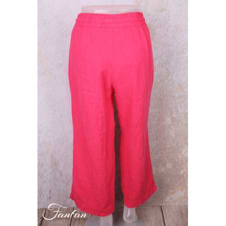 Dolcezza Pantalon 26224 Fuchsia en lin