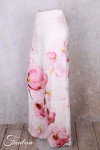 Dolcezza Pantalon 26684 Yuri Kraft Lin à fleurs
