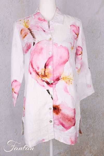 Dolcezza Liquette 26682 Yuri Kraft Lin à fleurs