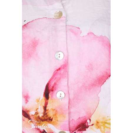 Dolcezza Liquette 26682 Yuri Kraft Lin à fleurs