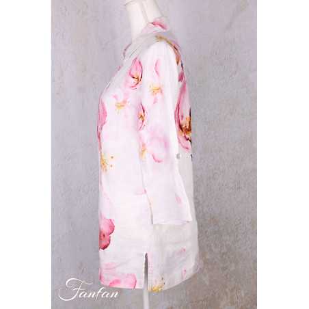 Dolcezza Liquette 26682 Yuri Kraft Lin à fleurs