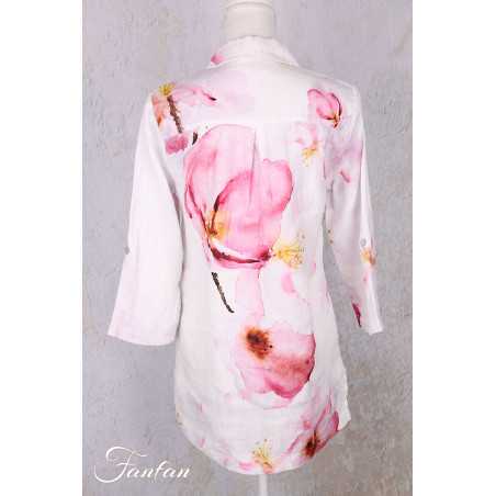 Dolcezza Liquette 26682 Yuri Kraft Lin à fleurs