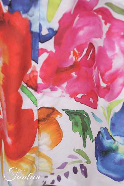 Dolcezza Robe 26708 Basak Erarslan imprimé fleurs