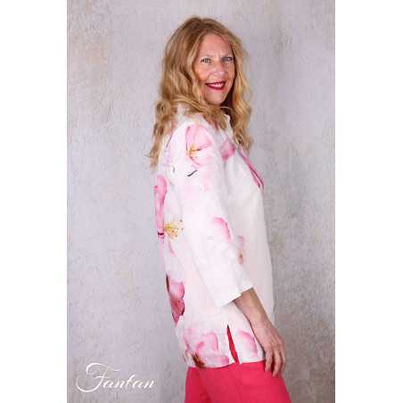 Dolcezza Liquette 26682 Yuri Kraft Lin à fleurs