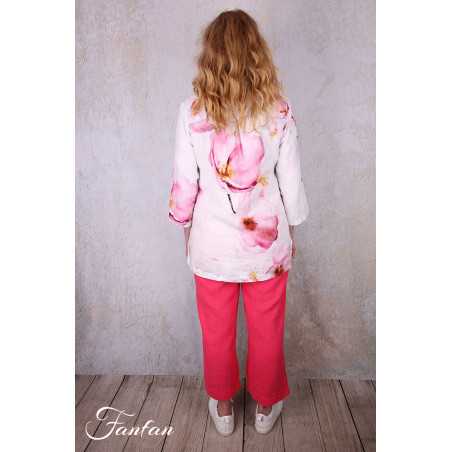 Dolcezza Liquette 26682 Yuri Kraft Lin à fleurs