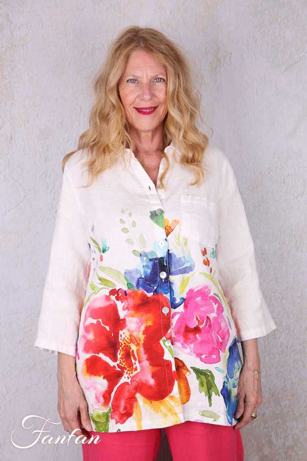 Dolcezza Liquette 26702 Basak Erarslan lin à fleurs