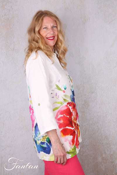 Dolcezza Liquette 26702 Basak Erarslan lin à fleurs