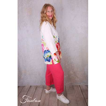 Dolcezza Liquette 26702 Basak Erarslan lin à fleurs