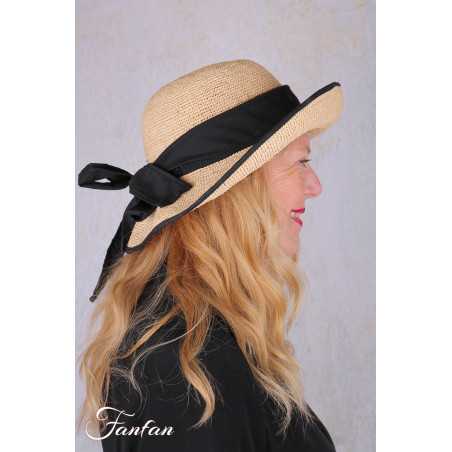 Rabarany Chapeau de soleil en raphia Naturel B9F