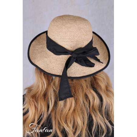 Rabarany Chapeau de soleil en raphia Naturel B9F