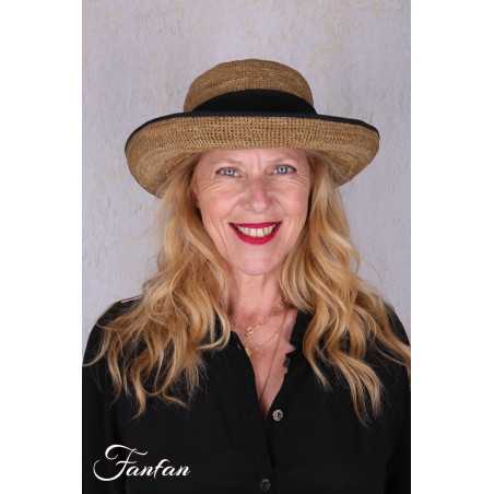 Rabarany Chapeau de soleil en raphia Lin B9F