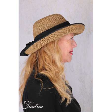 Rabarany Chapeau de soleil en raphia Lin B9F