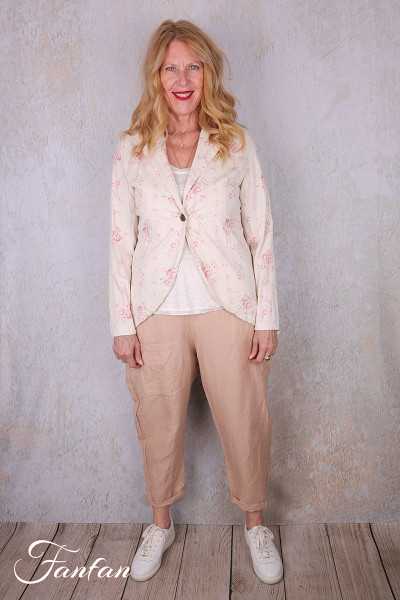 Les Ours Veste Chili Liberty bouquet en popeline