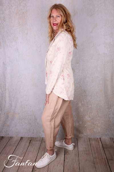 Les Ours Veste Chili Liberty bouquet en popeline