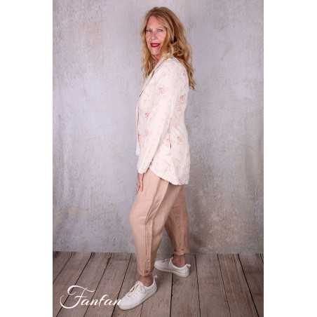 Les Ours Veste Chili Liberty bouquet en popeline