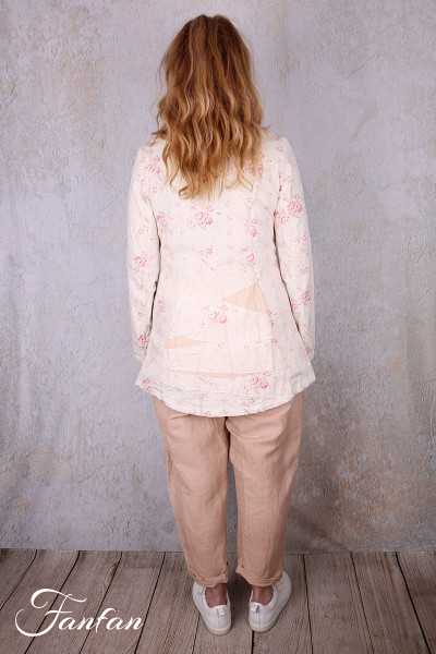 Les Ours Veste Chili Liberty bouquet en popeline