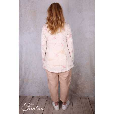 Les Ours Veste Chili Liberty bouquet en popeline