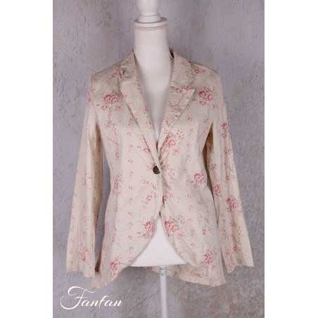 Les Ours Veste Chili Liberty bouquet en popeline