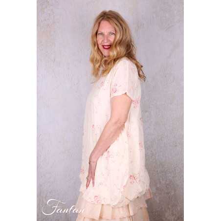 Les Ours Tunique Creol long Liberty bouquet coton