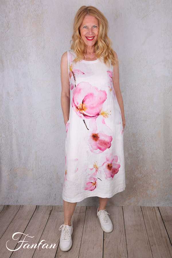 Dolcezza dress 26685 in linen