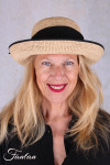 Rabarany Chapeau de soleil en raphia Naturel B9F