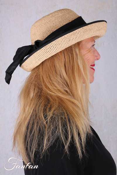 Rabarany Chapeau de soleil en raphia Naturel B9F