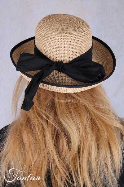 Rabarany Chapeau de soleil en raphia Naturel B9F