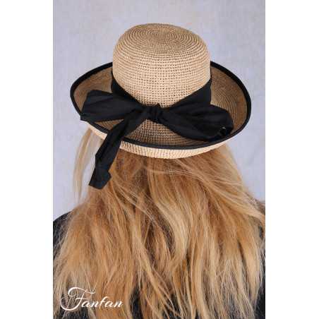 Rabarany Chapeau de soleil en raphia Naturel B9F