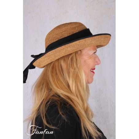 Rabarany Chapeau de soleil en raphia Lin B9F